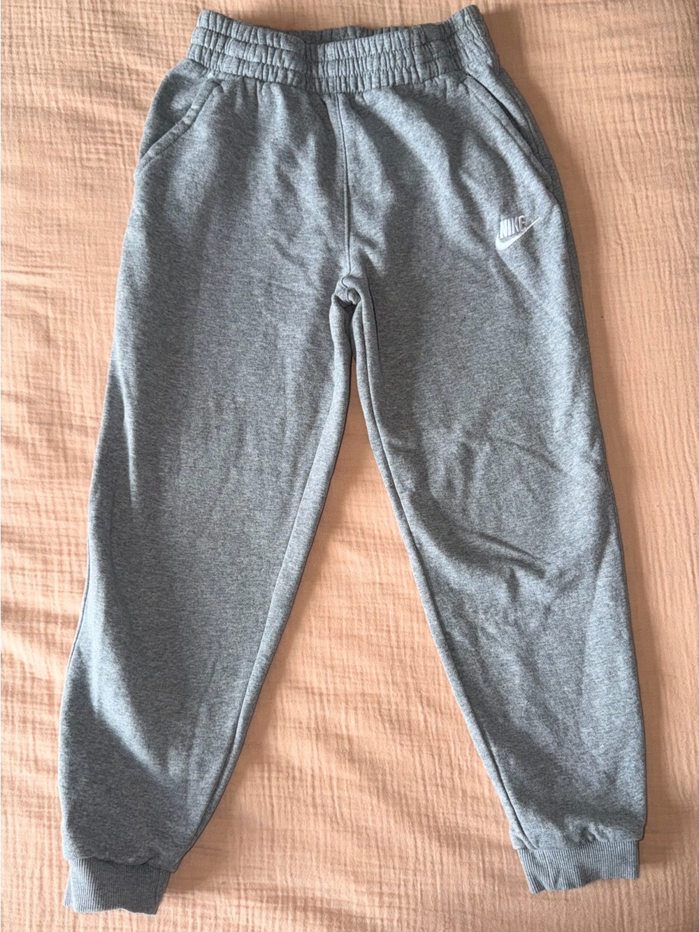 Nike Boys Gray Jogger Sweatpants Youth L